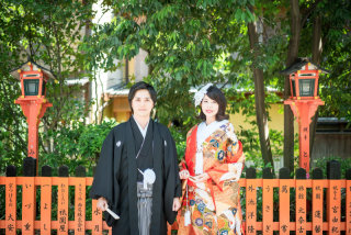 木漏れ日と京都。京和婚フォト