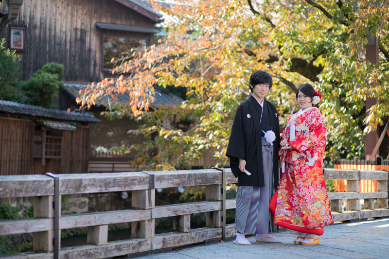 京都の街並み。