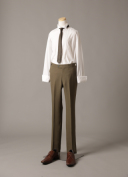 カーキ（ジャケットなし・棒タイ）