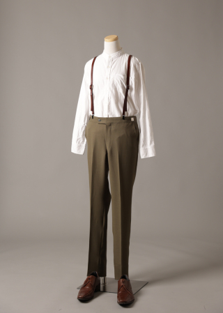 カーキ（サスペンダースタイル）