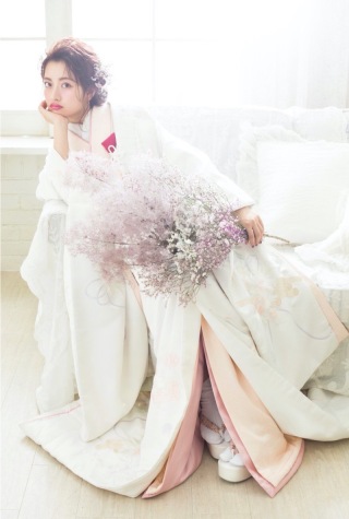 白無垢柄色掛下