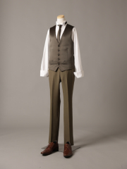 カーキ（ジャケットなし・棒タイ）