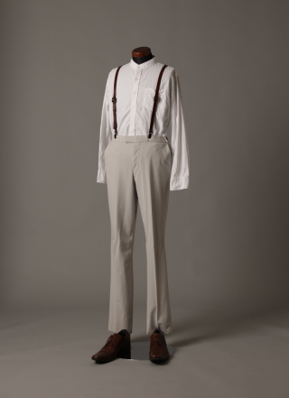 パールホワイト（サスペンダー使用）