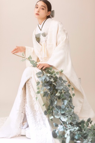 白無垢カーキ小物