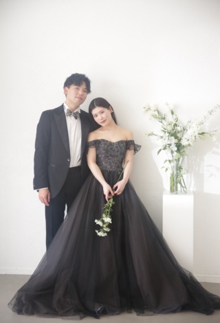 ALL BLACKでドレス1着撮影❤︎
