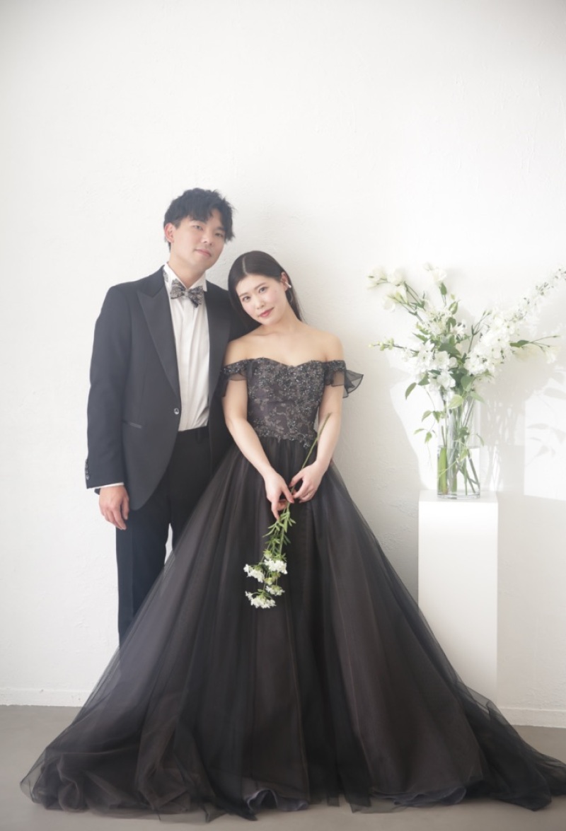 ALL BLACKでドレス1着撮影❤︎