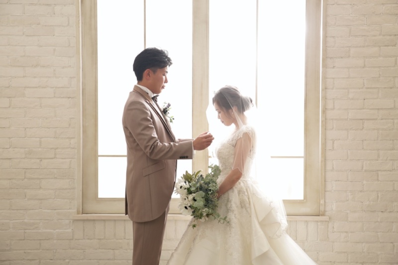 挙式はせずにフォトスタジオで大切な時間を過ごす