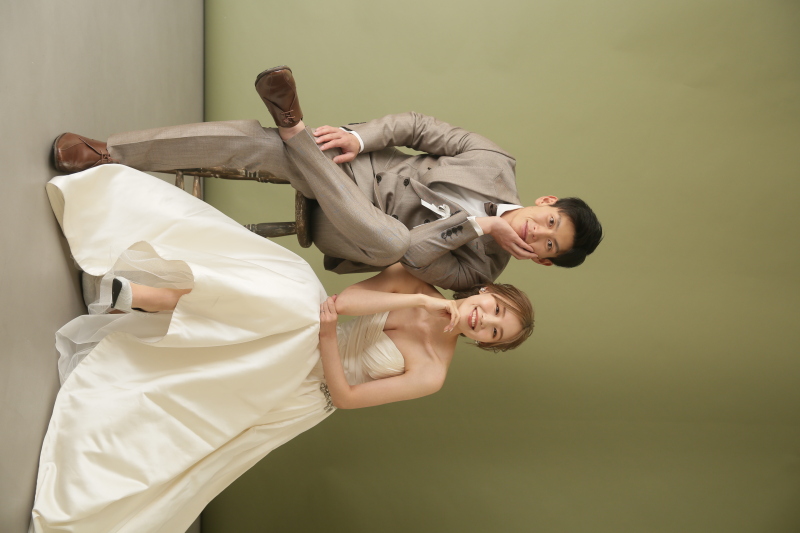 ふたりで同じポーズ◎