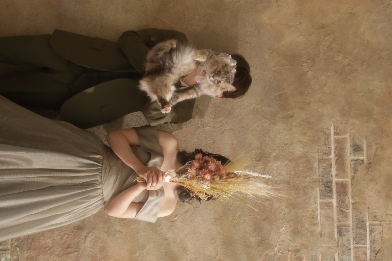 和装と洋装2着での撮影!愛猫ちゃんとの集合撮影も❤︎