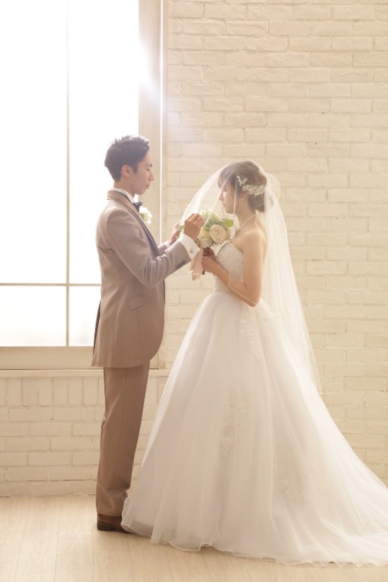 ベールアップシーンは神聖に。