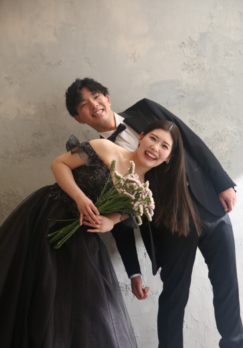 笑顔が素敵な仲良しカップル♪