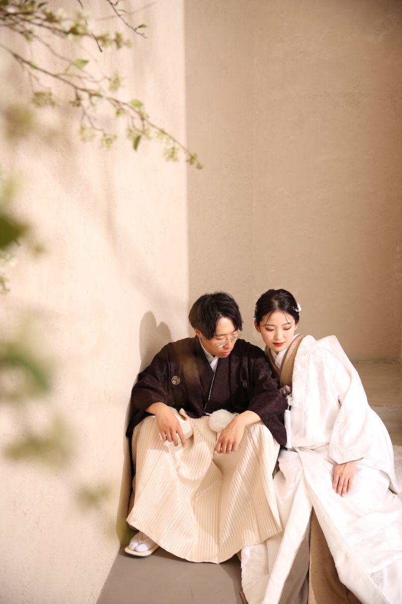 和装はシックで大人な雰囲気で