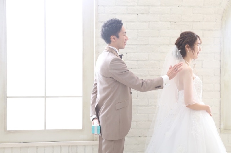 お婿様から指輪のサプライズプレゼント！