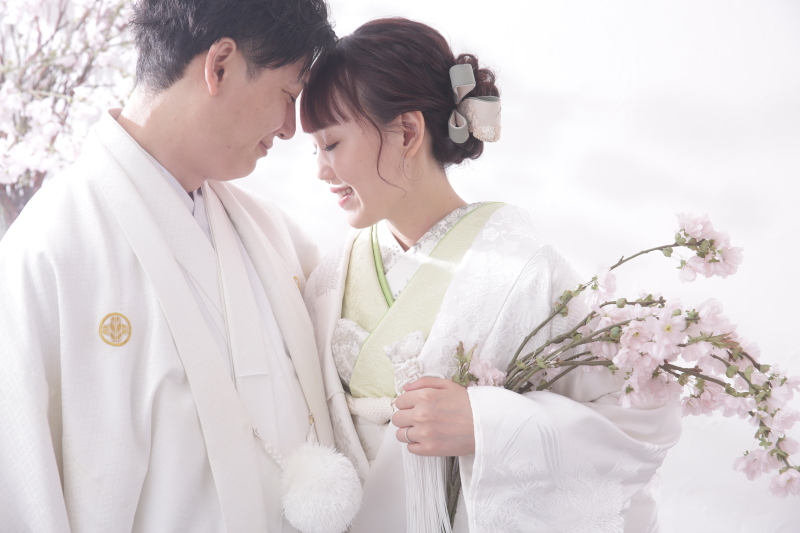 北海道のスタジオで挙げるフォトウェディング