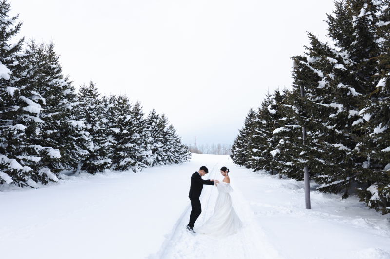 北海道だからこそ出来る冬のロケーション