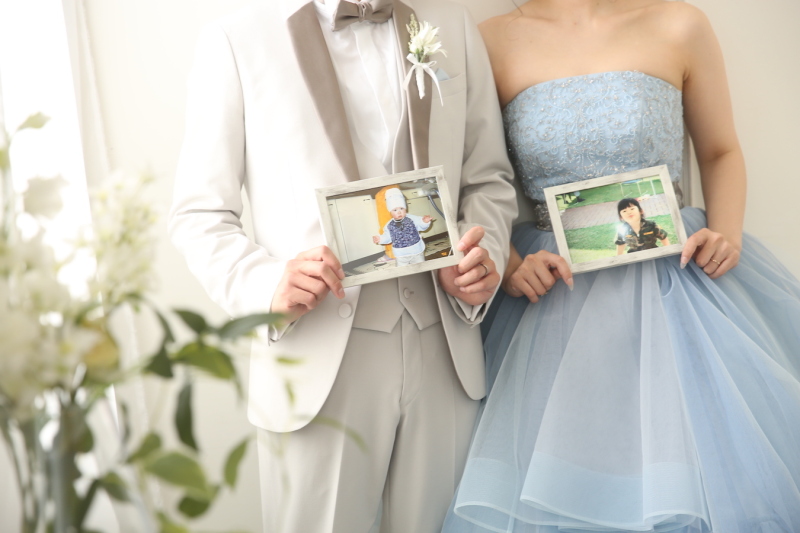 お持ち込みは幼少期の写真!