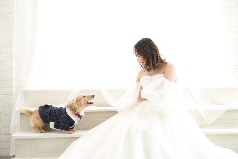 【大切な愛犬と記念写真を】