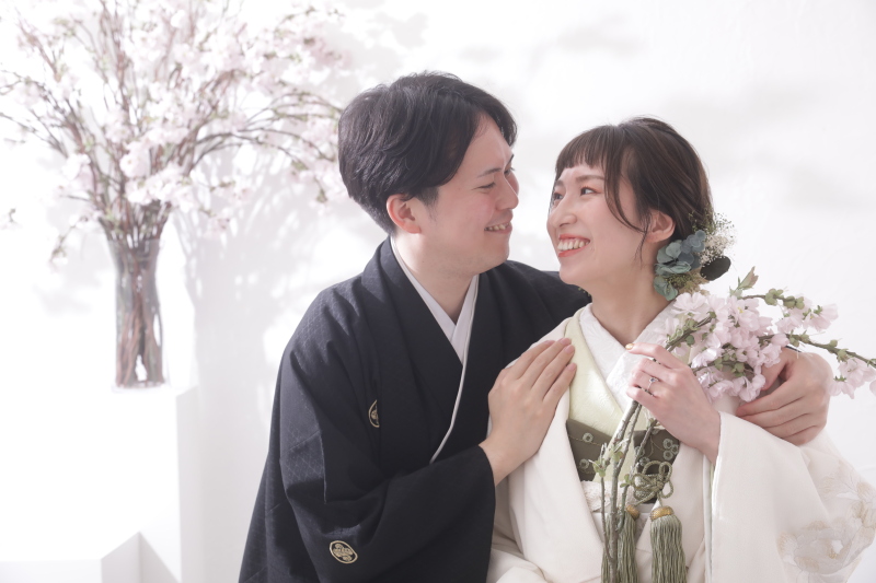 お嫁様の大好きな”色”で撮影