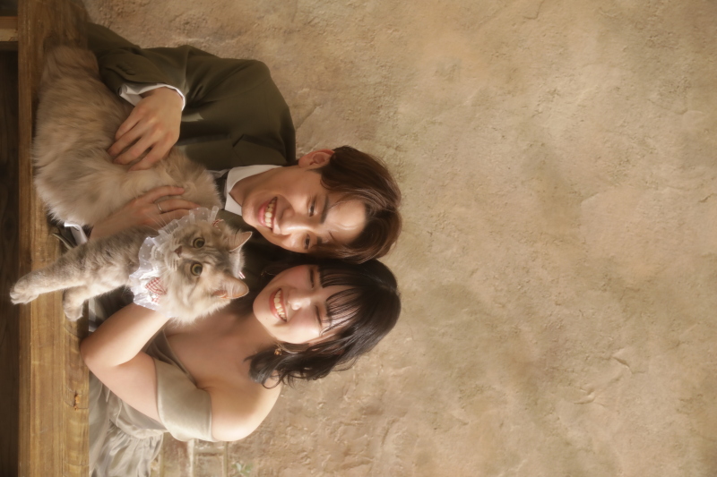 【愛するペットとの記念撮影も】