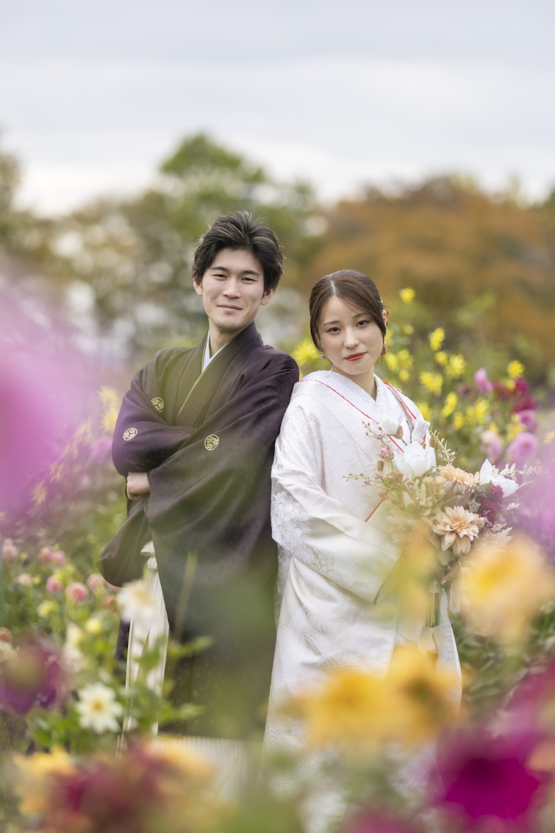 【和装×花畑】