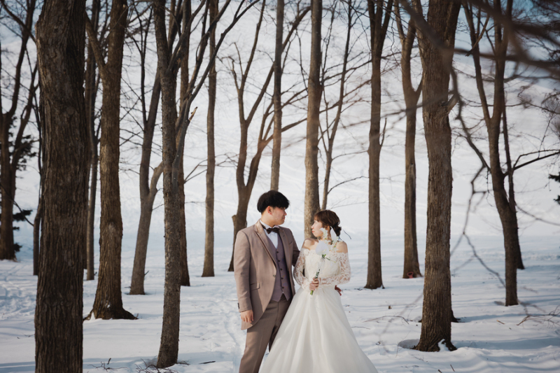 冬の季節にモエレ沼公園でのロケーションフォトを撮影されたお客様をご紹介！