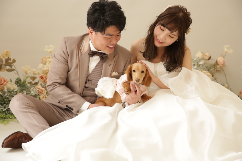 わんちゃんと一緒に