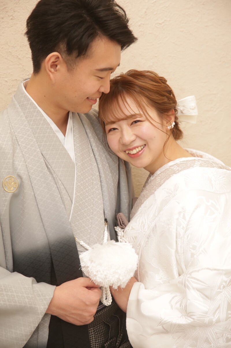 身長差を活かしたポージング