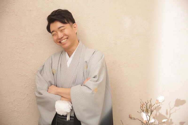 ご新郎様もナイススマイル