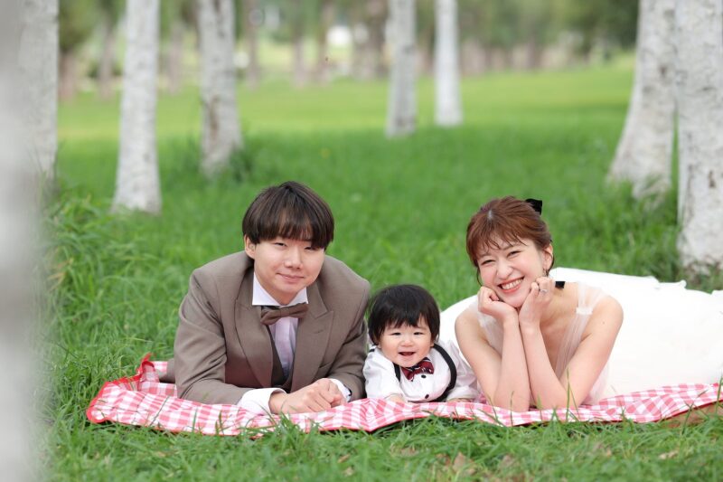 お子様と一緒にご撮影