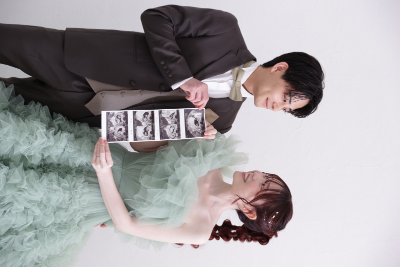 エコー写真と一緒に♡幸せマタニティフォト
