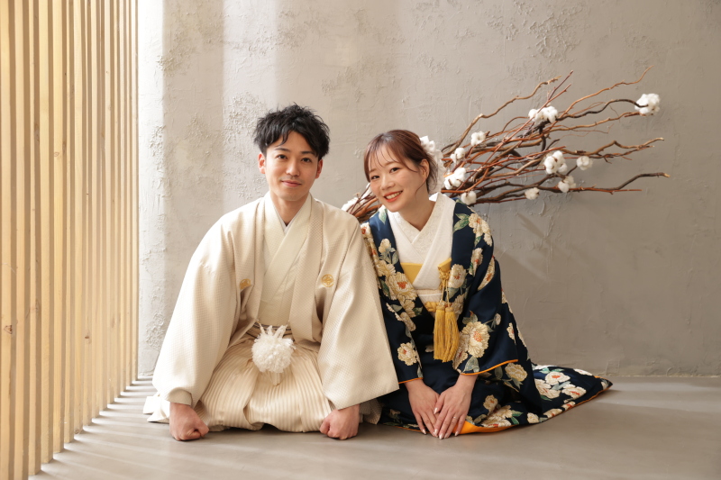 【和装でご挨拶ポーズ】