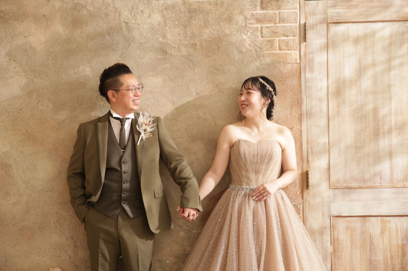 まるで海外の外壁のような空間で