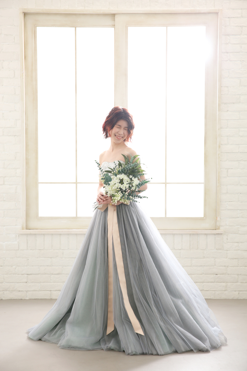 初めてのドレスはドキドキしました。