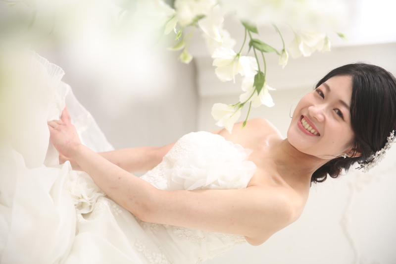 自然体の笑顔も忘れずに！