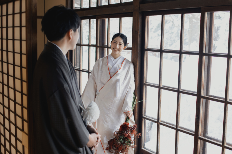 永山邸で和装ロケーション