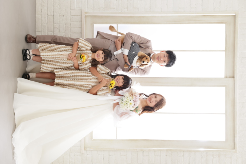 最後はみんなでファミリーフォト