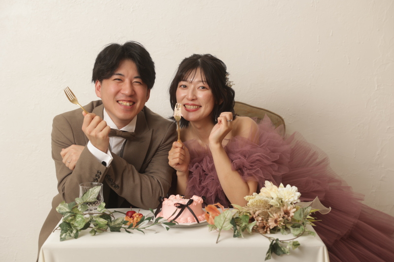 くすみカラーで大人っぽく