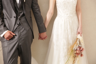 笑顔が溢れるブライダルフォトに