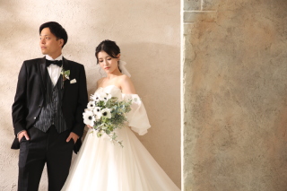 韓国風にクールにおしゃれにウェディングフォト