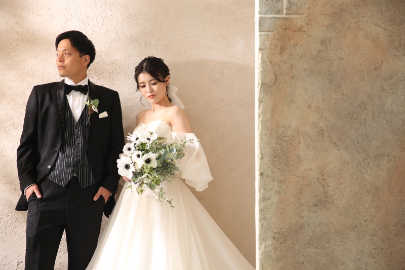 韓国風にクールにおしゃれにウェディングフォト