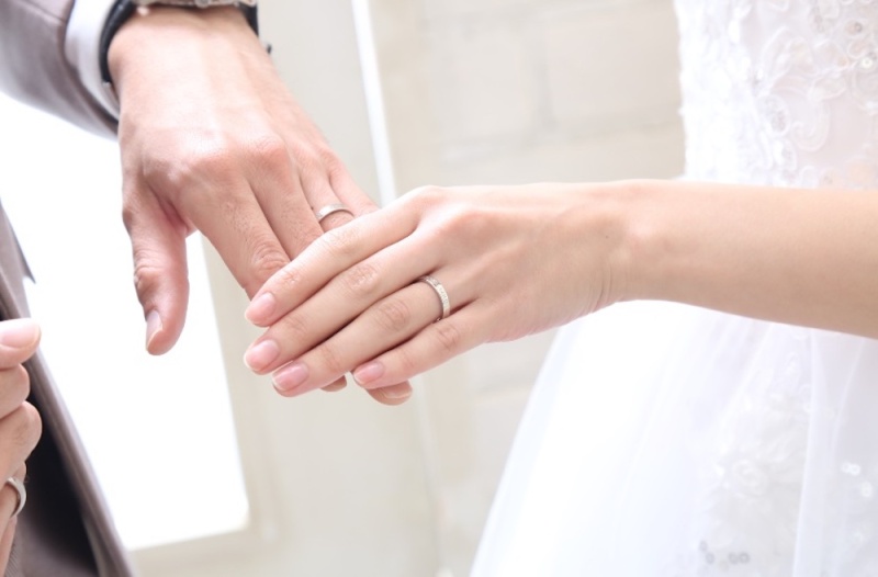 指輪も大切な1カット