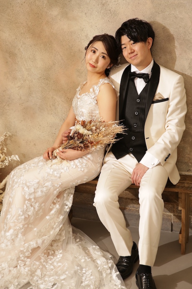 エレガントなマーメイドドレス