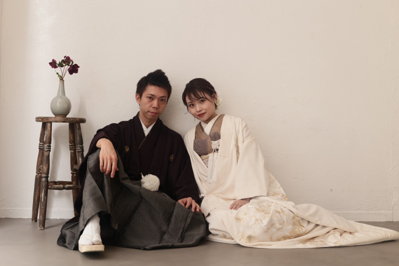 座ったお姿も撮影