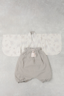 【和装】カーキ×かすみ草