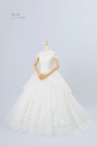 ウェディングドレスNo.34