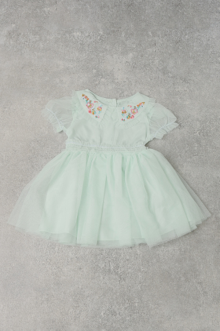 【女の子】グリーン×チュール