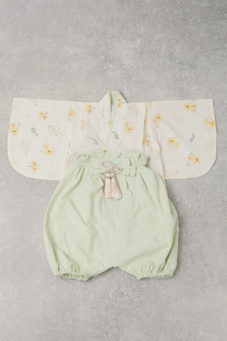 【和装】みどり×ポピー