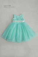 女の子【ブルー×リボン】