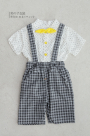 男の子【水玉×チェック】