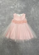 女の子【ピンク×花パール】